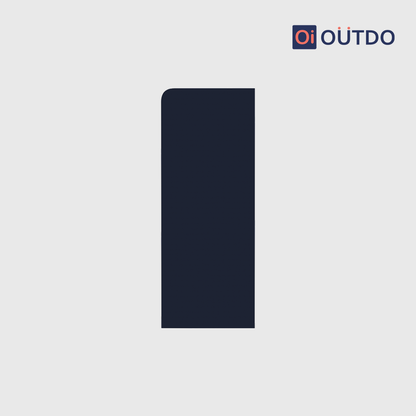 OutDo SlimStep Compact Shoe Rack – Space-Saving Design | Burma Teak and Navy Blue