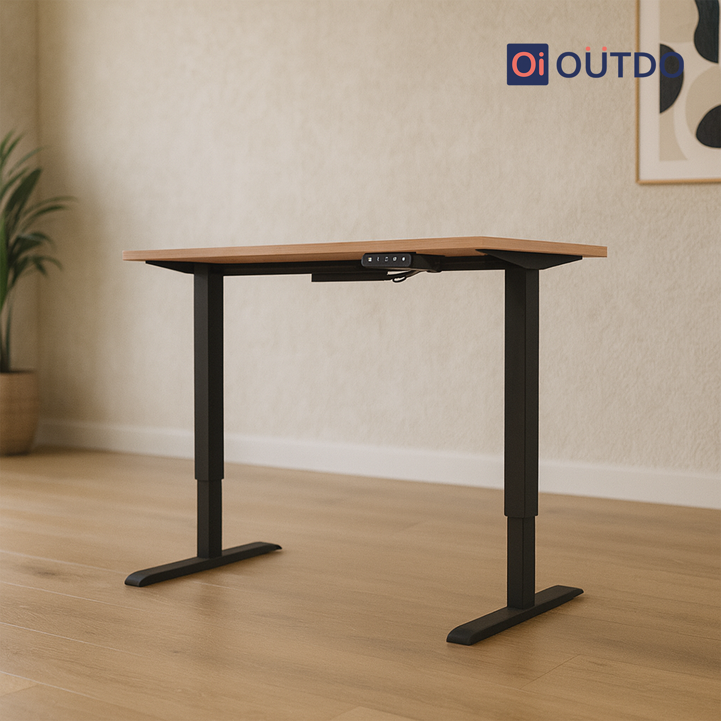 FlexPro Sit-Stand Smart Desk | Clay