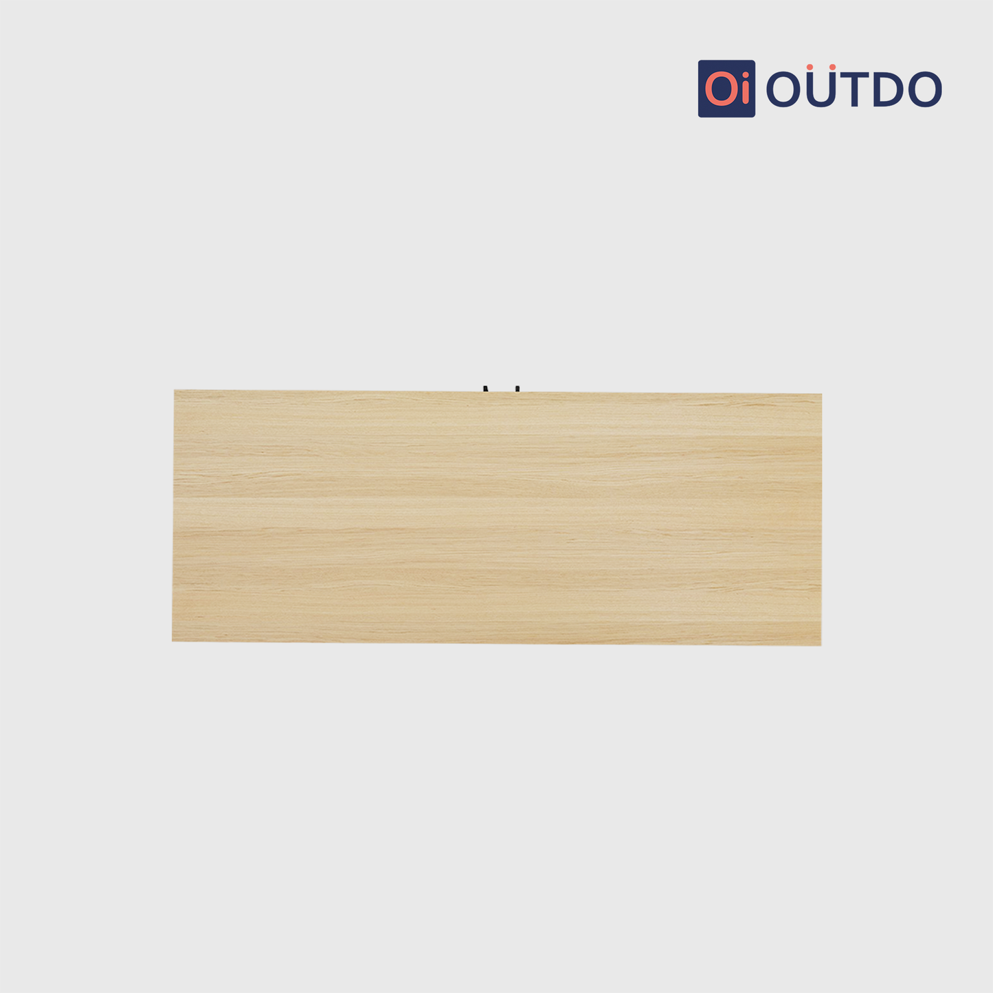 OutDo Urbano Shoe Cabinet with Open Shelf & Tall Legs | Burma Teak and Navy Blue