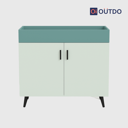 TrayNest Shoe Rack | Fern Green Water Green