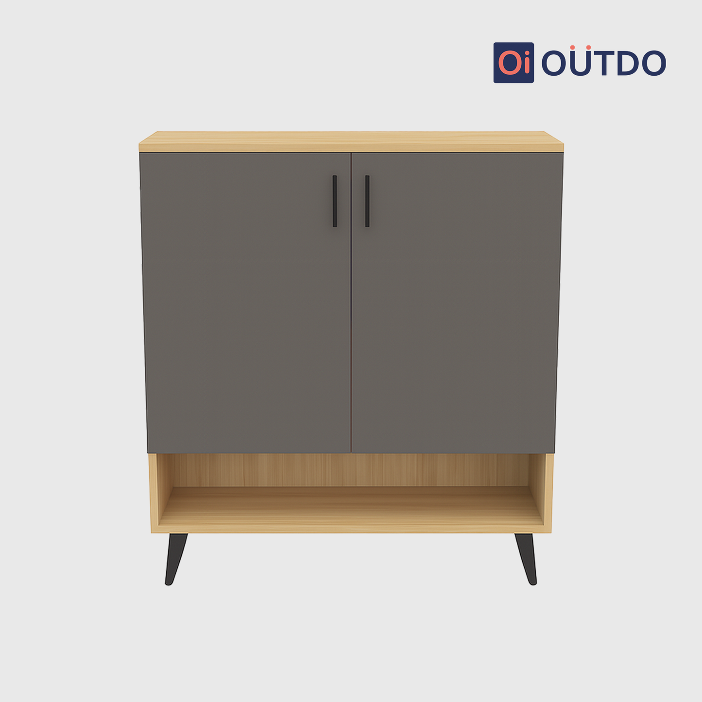 ShoeSync Shoe Rack | Tundra Oak Slate Grey