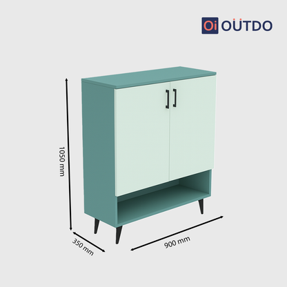 ShoeSync Shoe Rack | Fern Green Water Green