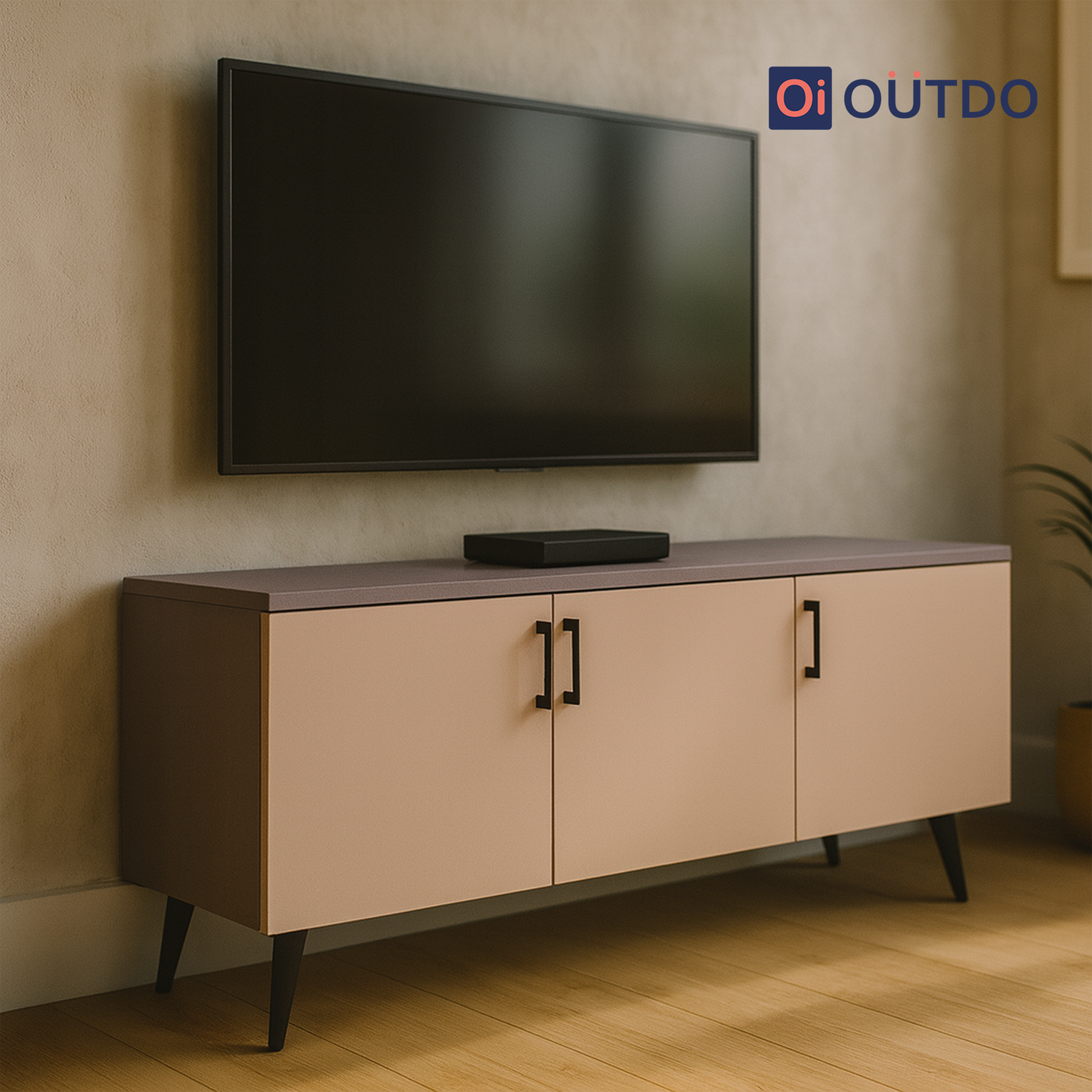 BlockView TV Unit | Voila Clay