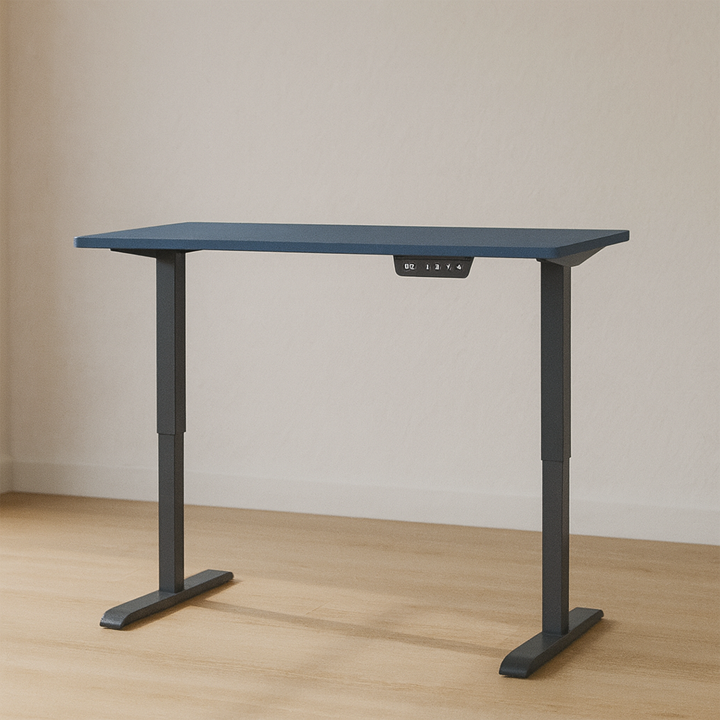 FlexPro Sit-Stand Smart Desk | Navy Blue