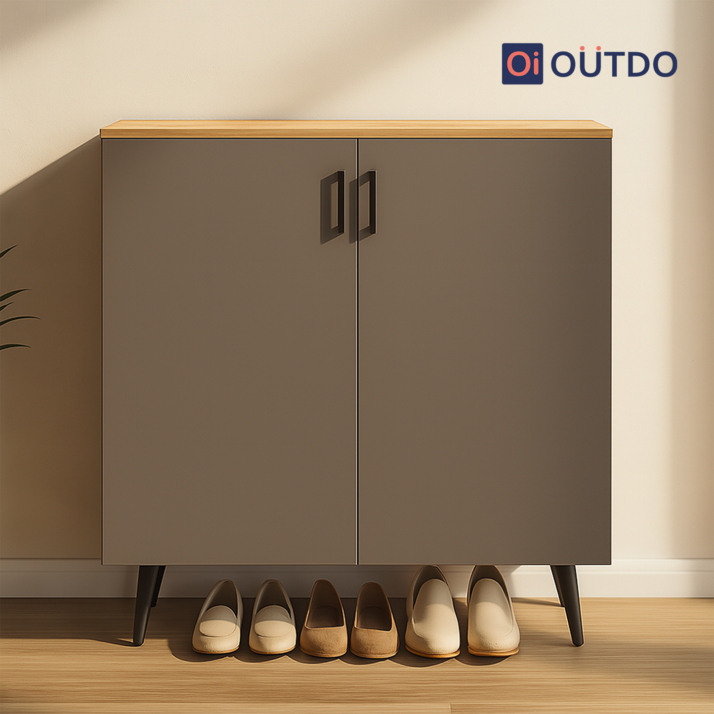 HideStep Shoe Rack |Tundra Oak Slate Grey