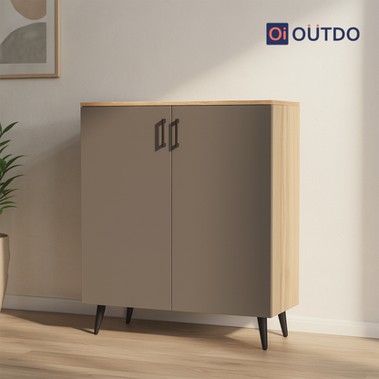 HideStep Shoe Rack |Tundra Oak Slate Grey