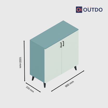 HideStep Shoe Rack | Fern Green Water Green