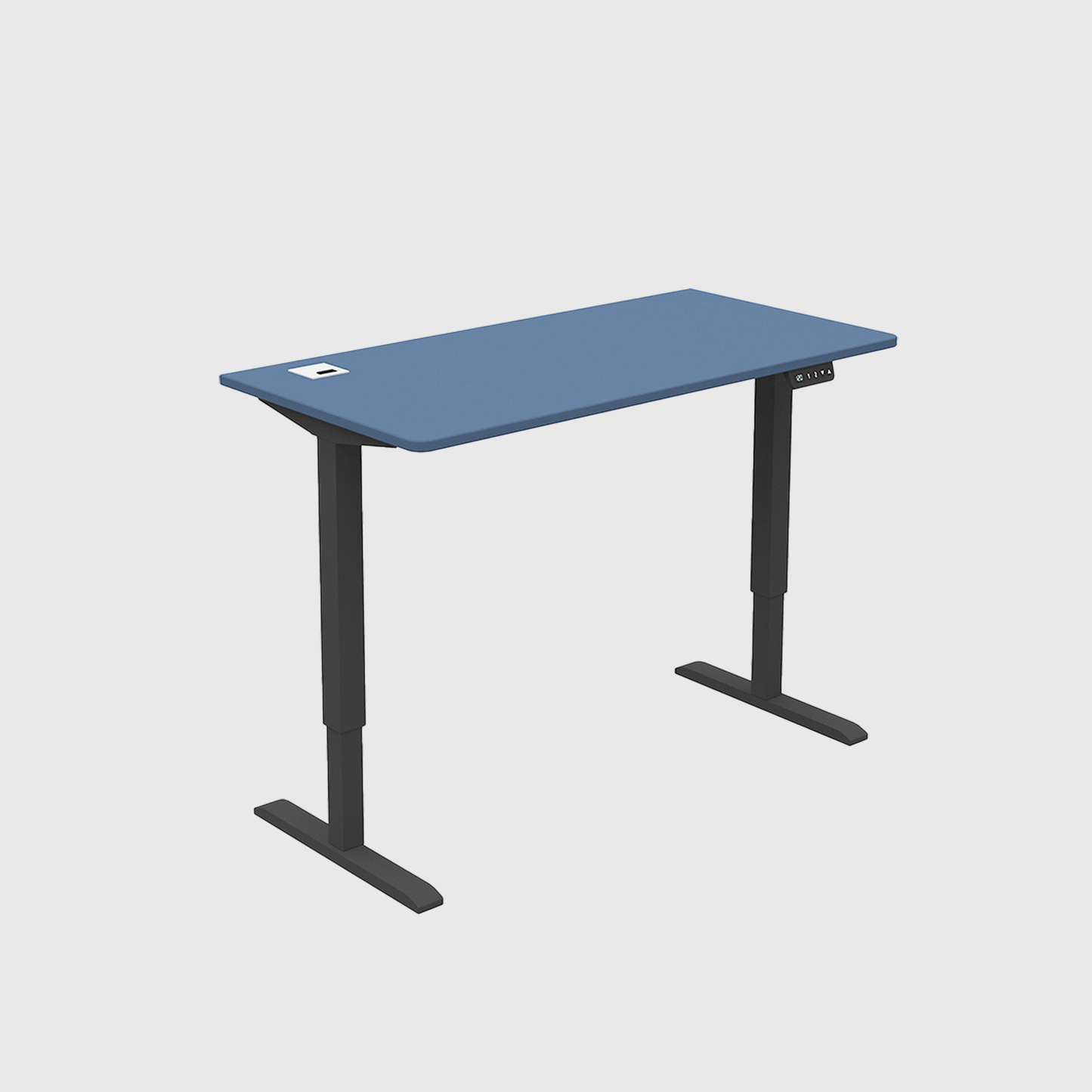 FlexPro Sit-Stand Smart Desk | Navy Blue