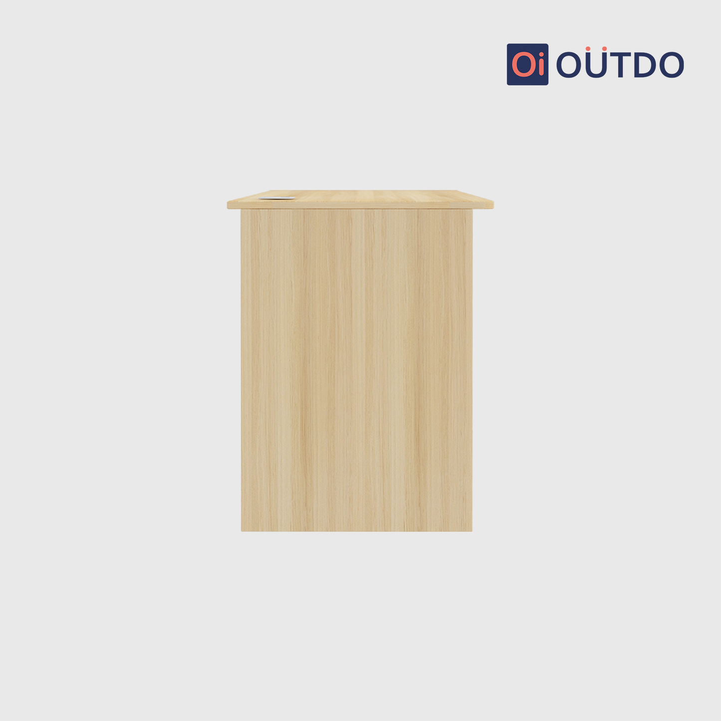 OutDo Core Study Desk with Drawer & Cabinet Storage | Burma Teak and Navi Blue