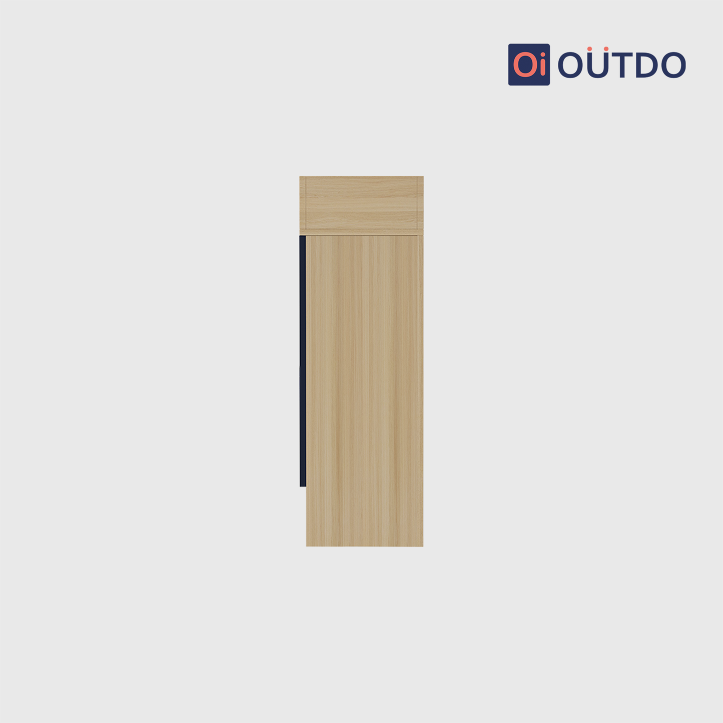 OutDo BloomStep Shoe Rack with Planter Top | Burma Teak and Navy Blue