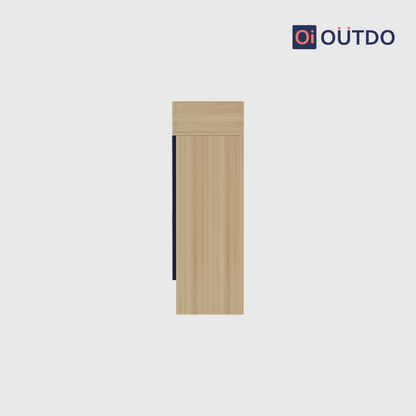 OutDo BloomStep Shoe Rack with Planter Top | Burma Teak and Navy Blue